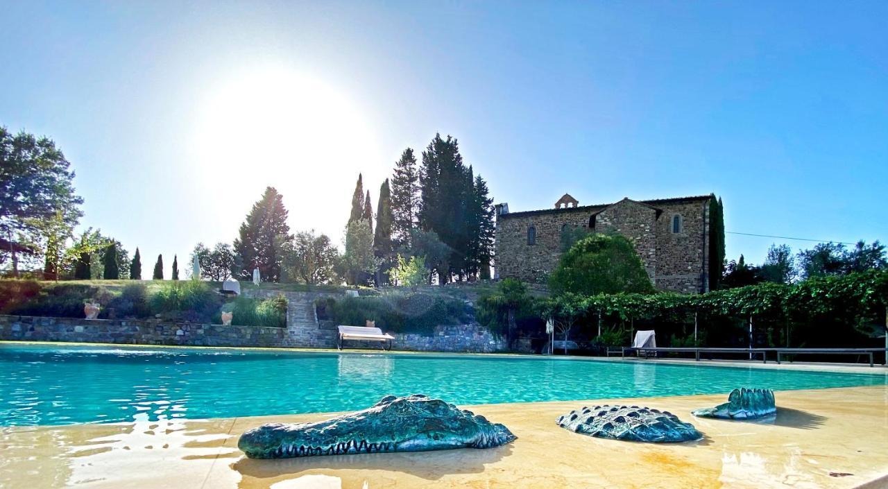 Villa Rignana Chianti Estate, Pool, Tennis,Cook グレーヴェ・イン・キアンティ エクステリア 写真