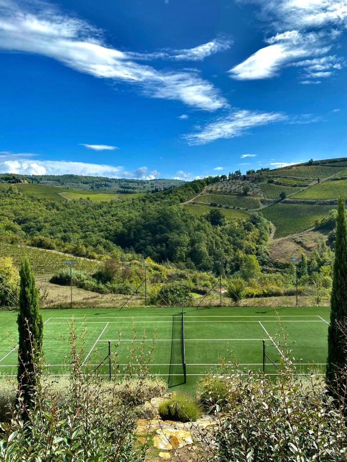 Villa Rignana Chianti Estate, Pool, Tennis,Cook グレーヴェ・イン・キアンティ エクステリア 写真
