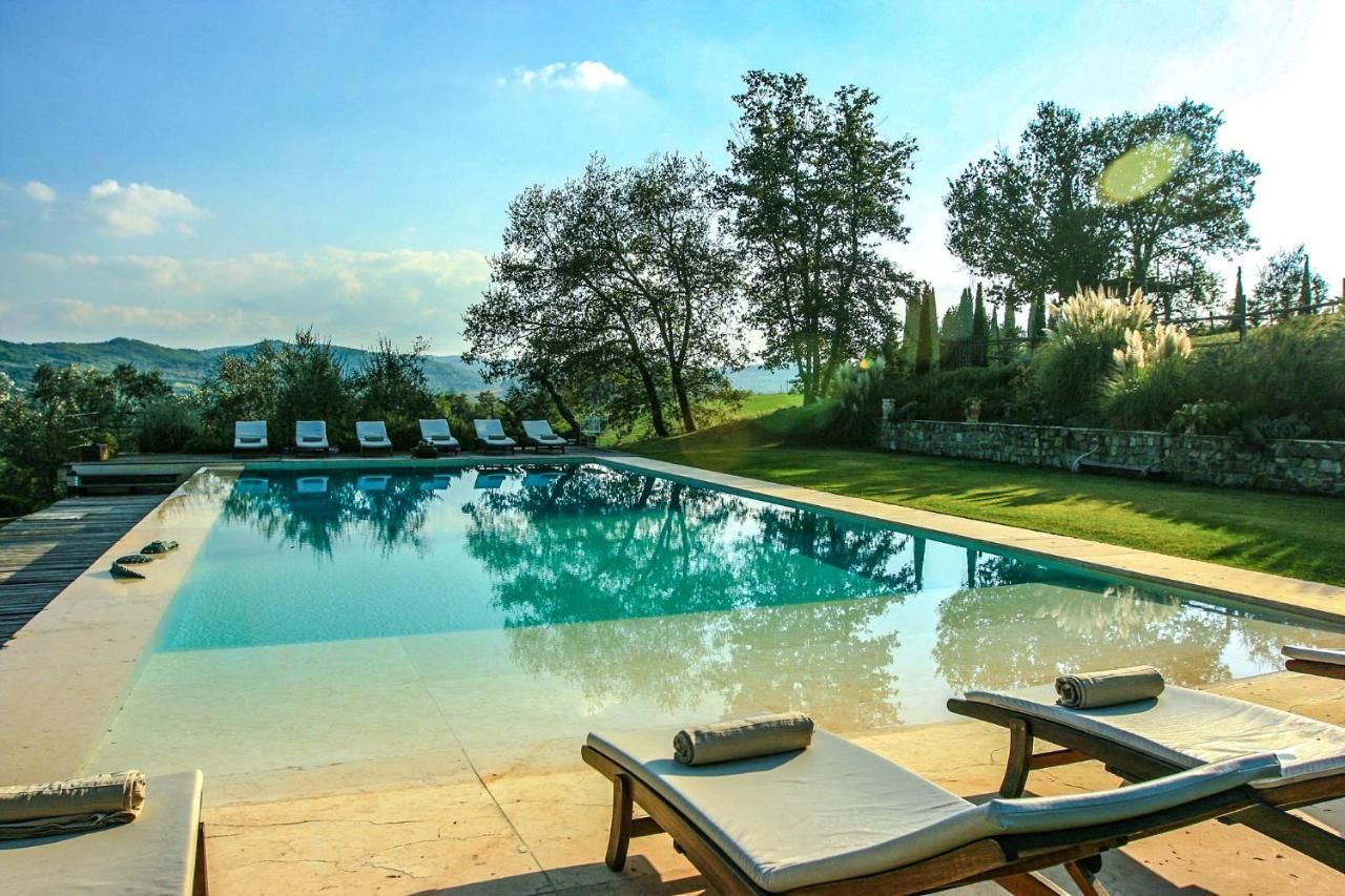Villa Rignana Chianti Estate, Pool, Tennis,Cook グレーヴェ・イン・キアンティ エクステリア 写真