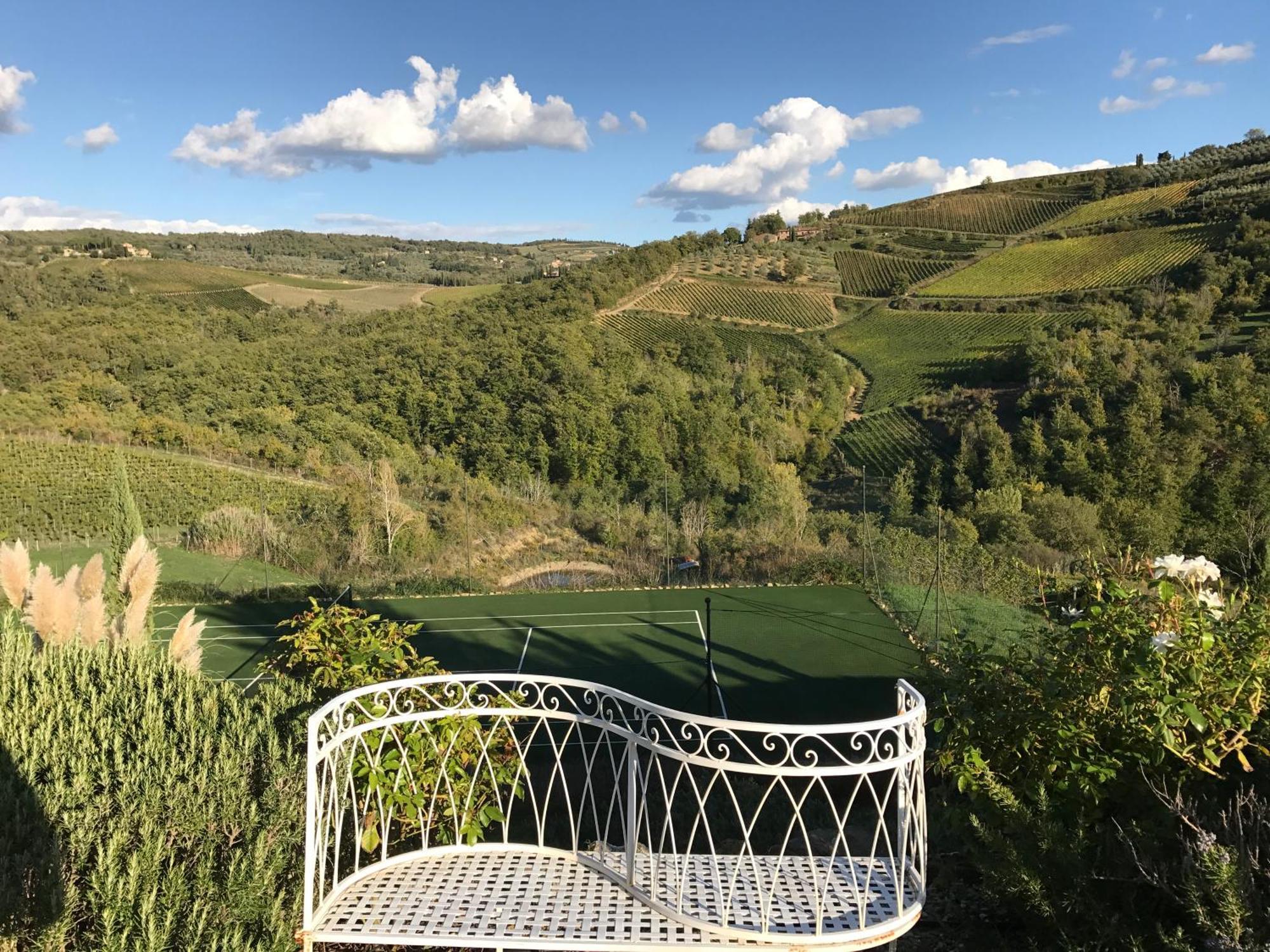 Villa Rignana Chianti Estate, Pool, Tennis,Cook グレーヴェ・イン・キアンティ エクステリア 写真