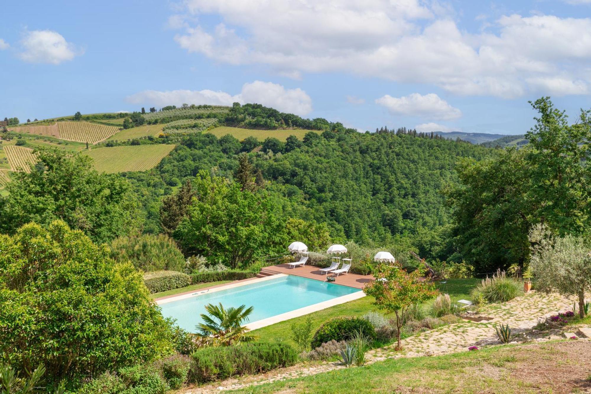 Villa Rignana Chianti Estate, Pool, Tennis,Cook グレーヴェ・イン・キアンティ エクステリア 写真