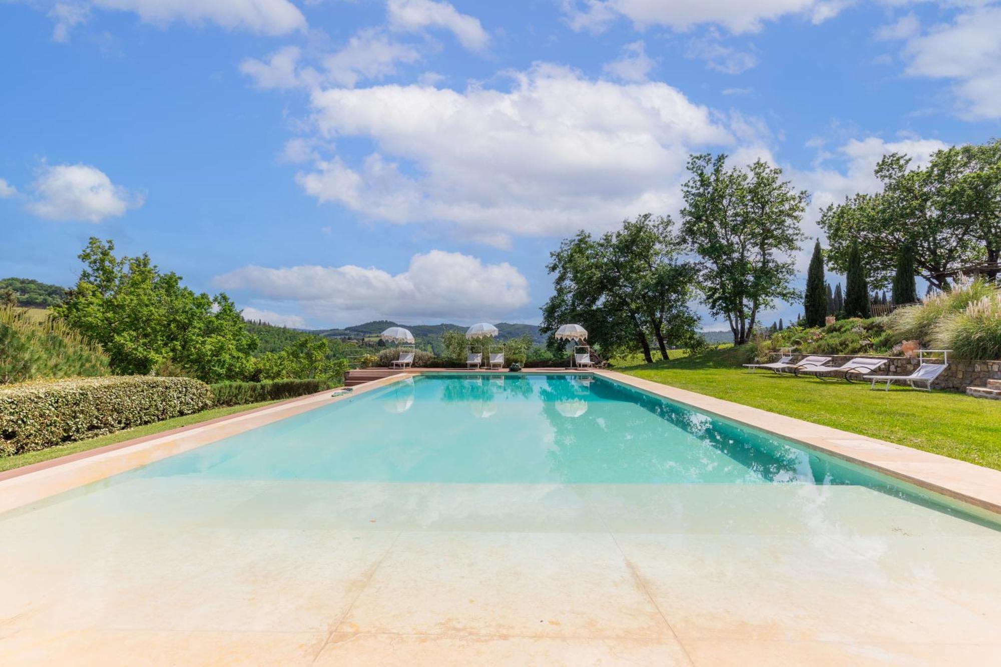 Villa Rignana Chianti Estate, Pool, Tennis,Cook グレーヴェ・イン・キアンティ エクステリア 写真