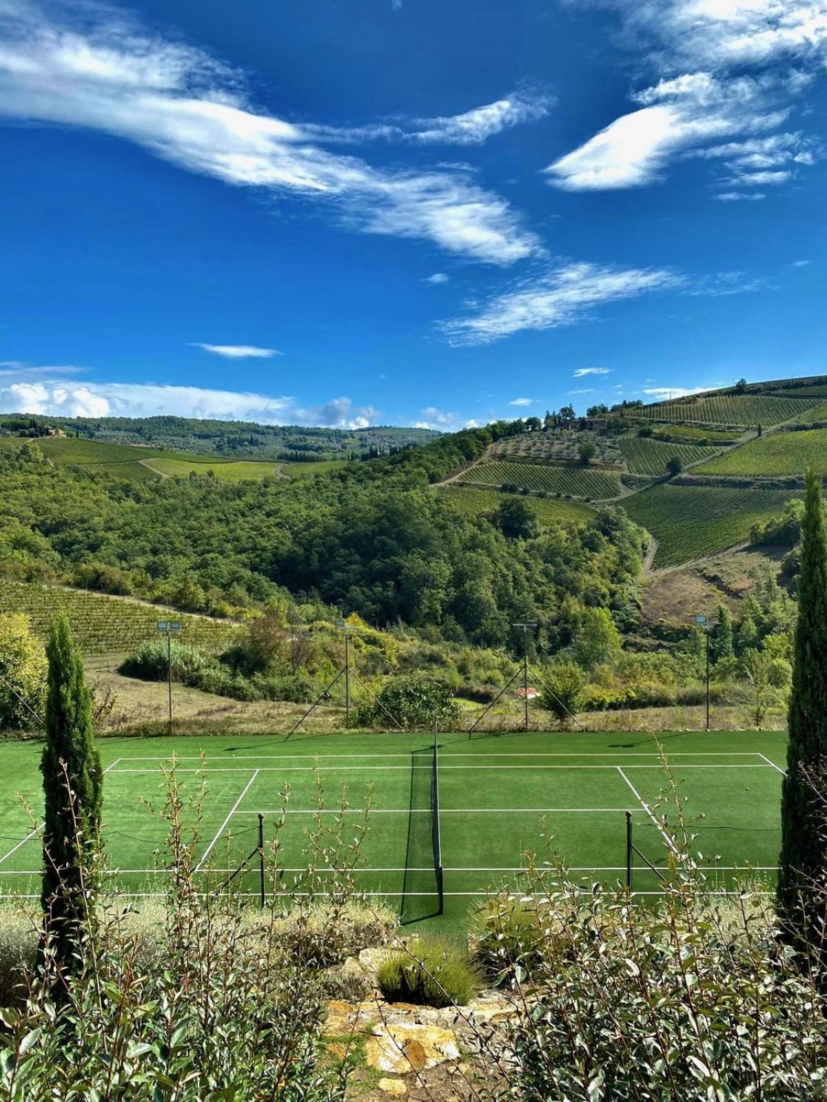 Villa Rignana Chianti Estate, Pool, Tennis,Cook グレーヴェ・イン・キアンティ エクステリア 写真
